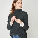 Pullover mit Stehkragen